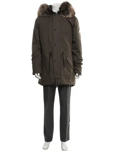 Pre-owned Moose Knuckles Parka In Green