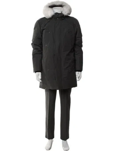Pre-owned Moose Knuckles Parka In Green