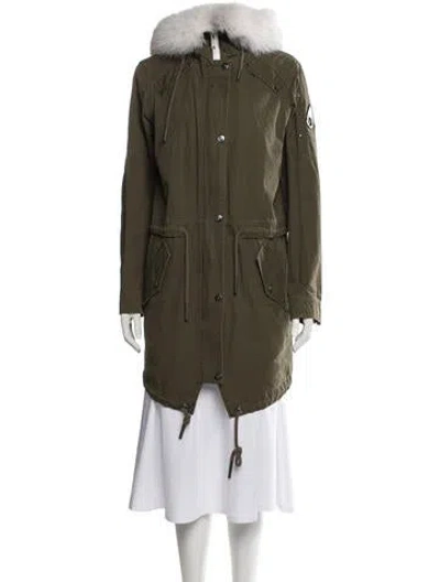 Pre-owned Moose Knuckles Parka In Green