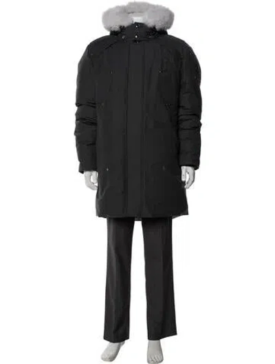 Pre-owned Moose Knuckles Parka In Grey