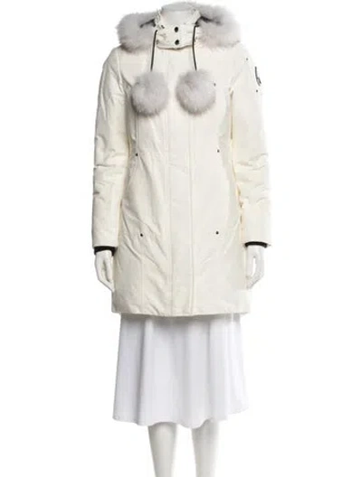 Pre-owned Moose Knuckles Parka In Neutral