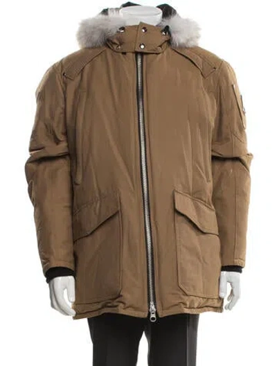 Pre-owned Moose Knuckles Parka In Neutrals