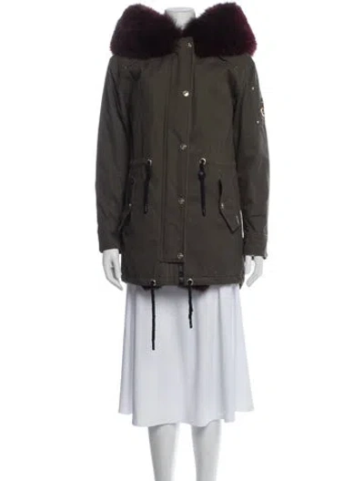 Pre-owned Moose Knuckles Parka W/ Tags In Green