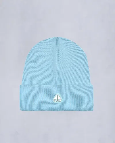 Moose Knuckles Parnis Unisex Beanie In Blue