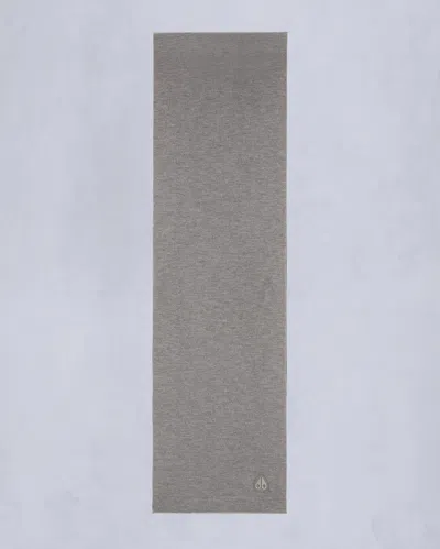 Moose Knuckles Parnis Unisex Scarf In Gray