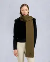 Moose Knuckles Parnis Unisex Scarf In Green
