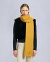 Moose Knuckles Parnis Unisex Scarf In Yellow