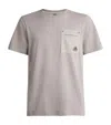 Moose Knuckles Pima Cotton Pocket-detail Dalon T-shirt In Beige