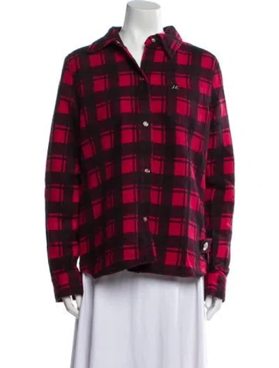 Pre-owned Moose Knuckles Plaid Print Blazer W/ Tags In Multi