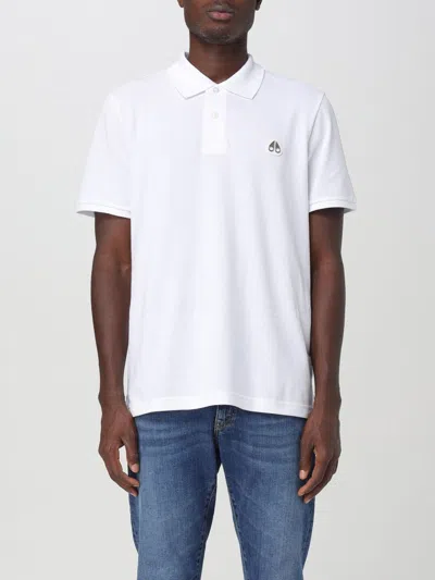 Moose Knuckles Polo Shirt  Men Color White