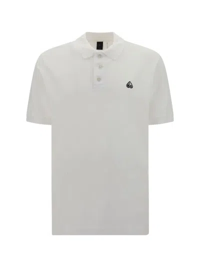 Moose Knuckles Polo Shirts In White
