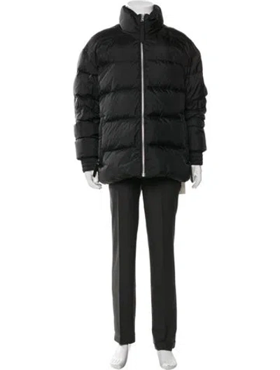 Pre-owned Moose Knuckles Puffer Coat In Black
