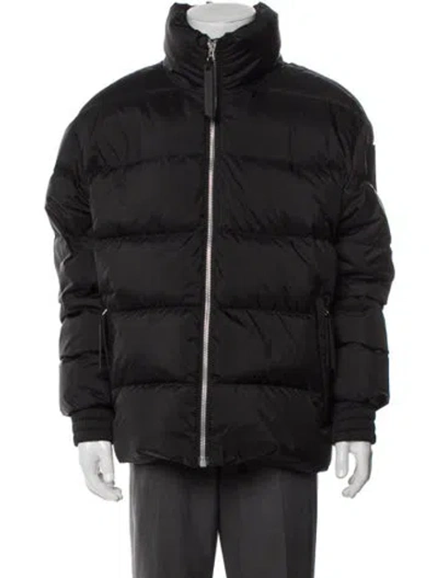 Pre-owned Moose Knuckles Puffer Coat In Gray