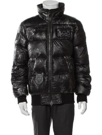 Pre-owned Moose Knuckles Puffer Coat In Gray