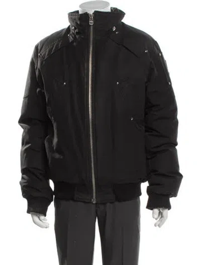Pre-owned Moose Knuckles Puffer Coat In Gray