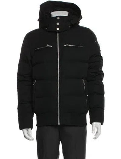 Pre-owned Moose Knuckles Puffer Coat W/ Tags In Black