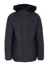 Moose Knuckles Puffer Jacket In Black