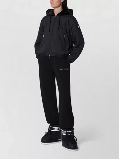 Moose Knuckles Hooded Puffer Jacket Black