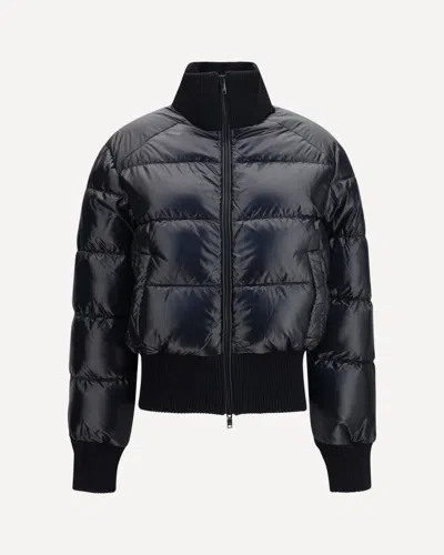 Moose Knuckles Queens Down Puffer In Black