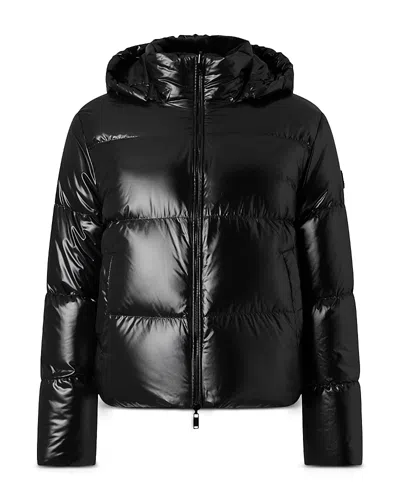 Moose Knuckles Queens Reversible Down Puffer Jacket In Black