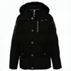 Moose Knuckles Quilted Down Jacket With Detachable Fur-trimmed Hood In Black