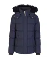 Moose Knuckles Cloud 3q Down Puffer Jacket In Blue
