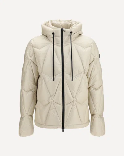Moose Knuckles Quilted Iceberg Puffer Jacket In Beige
