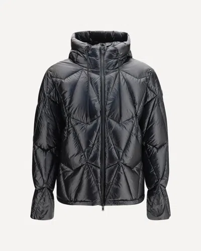 Moose Knuckles Quilted Iceberg Puffer Jacket In Black