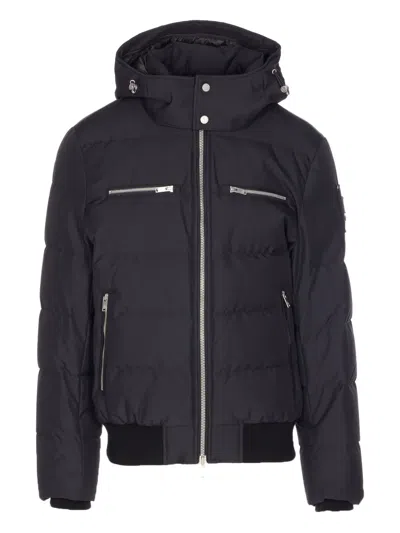 Moose Knuckles Quilted Jacket In Black