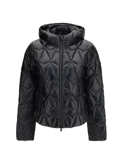 Moose Knuckles Quilted Lightweight Down Jacket In Black