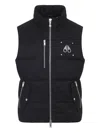 Moose Knuckles Westmount 2tone Gilet In Black