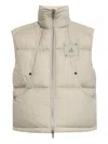 Moose Knuckles Long-sleeved Down Jacket In Neutral