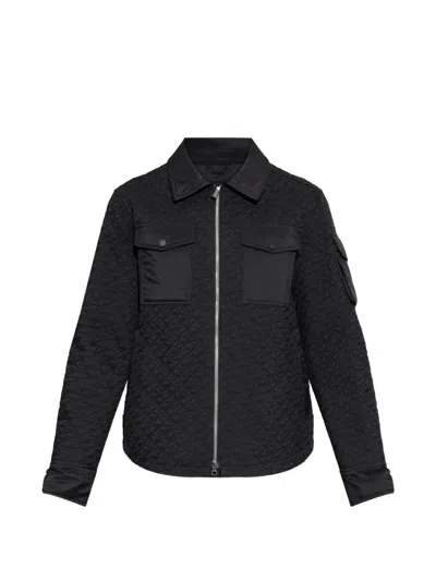 Moose Knuckles Quilted Pocket Jacket In Black