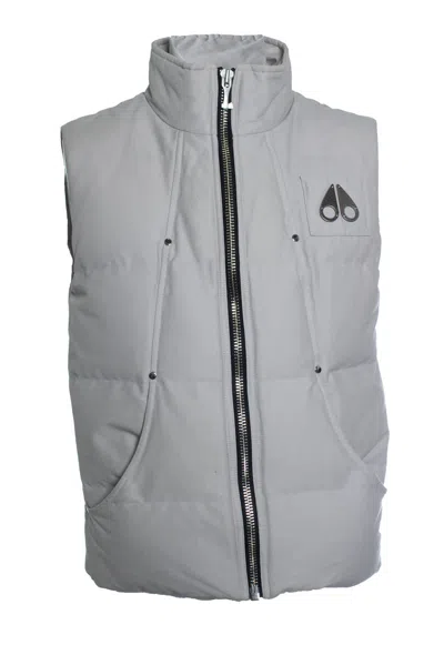 Moose Knuckles , Quilted Vest In Beige In Gray