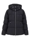 Moose Knuckles Removable-hood Puffer Jacket In Black