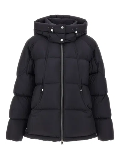 MOOSE KNUCKLES REMOVABLE-HOOD PUFFER JACKET