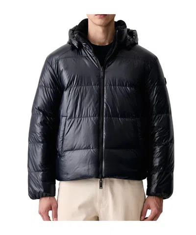 Moose Knuckles Reversible Down Jacket In Black