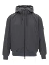Moose Knuckles Reversible Hood Jacket In Gray