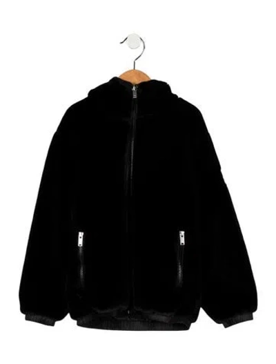 Pre-owned Moose Knuckles Kids' Reversible Jacket W/ Tags In Black