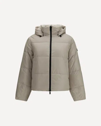 Moose Knuckles Reversible Queens Puffer Jacket In Neutral