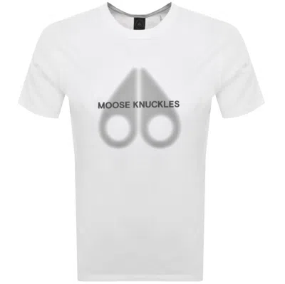 Moose Knuckles Riverdale T Shirt White