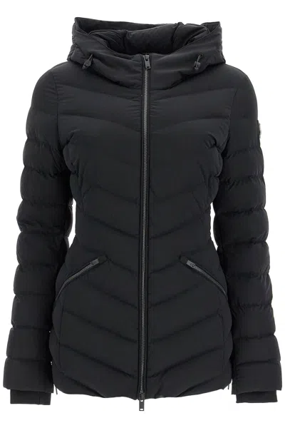 Moose Knuckles Rockcliff Midi Down Jacket In Black