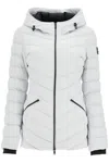 Moose Knuckles Rockcliff Midi Down Jacket In Grey