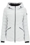 Moose Knuckles Rockcliff Midi Down Jacket In Grey