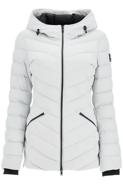 Moose Knuckles Rockcliff Midi Down Jacket In Grey