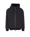 Moose Knuckles Roland Reversible Bunny Jacket In Black