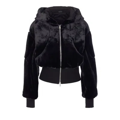 Pre-owned Moose Knuckles Rose De Lima Bunny Coat 'black' | Women's Size S