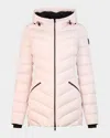 Moose Knuckles Roselawn Hooded Parka Jacket In Heaven Wnat Sh