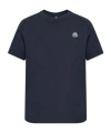 Moose Knuckles Round Neck Short Sleeve T-shirt In Black