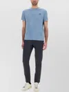 Moose Knuckles Round Neck Short Sleeves Washed Effect T-shirt